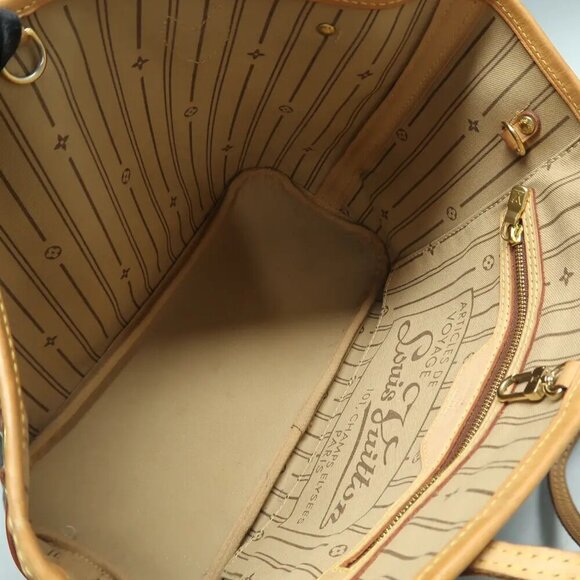 Louis Vuitton Neverfull PM Brown Monogram Canvas Shoulder Bag 1166-123124 - Picture 10 of 12